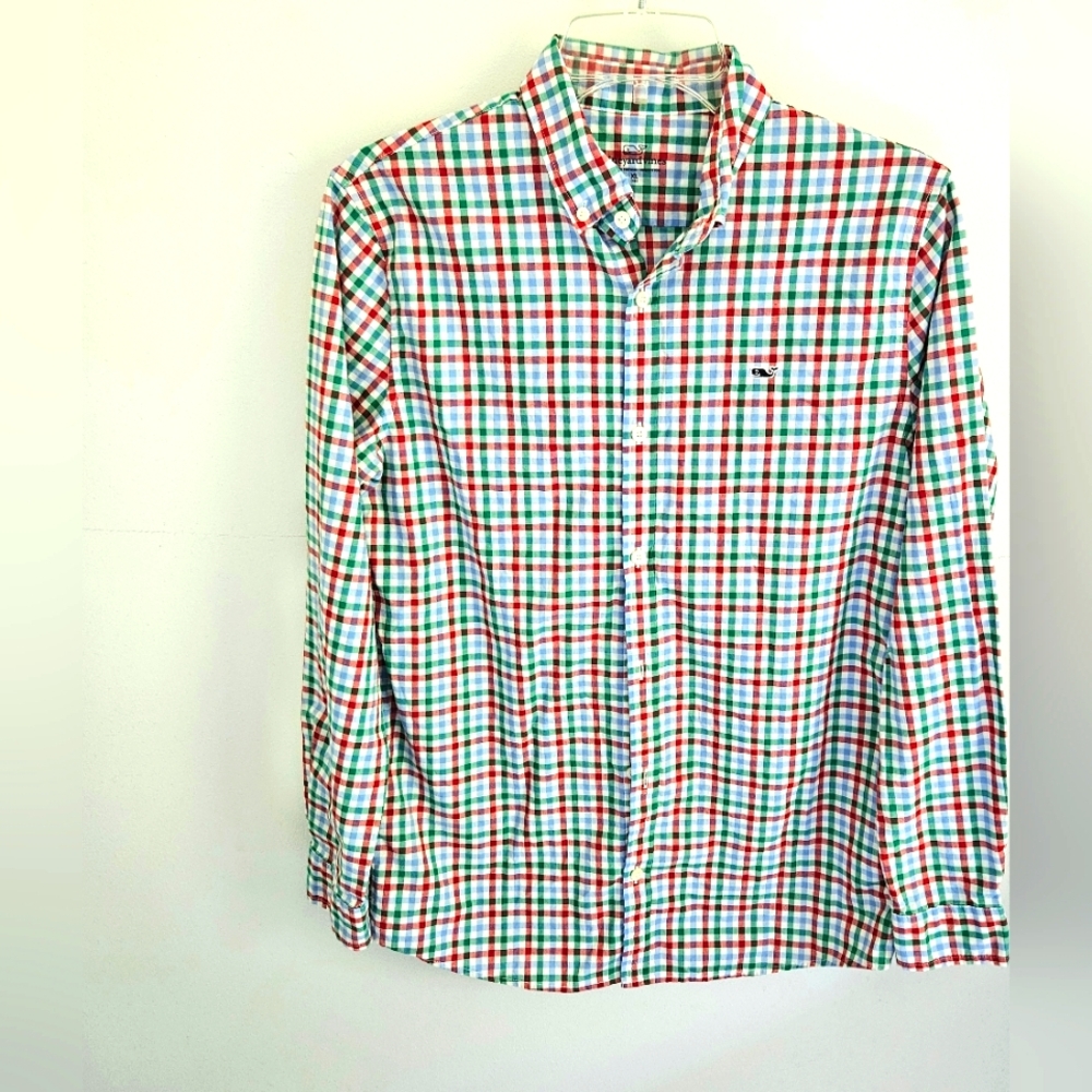 Vineyard Vines Shirt Plaid Button Down